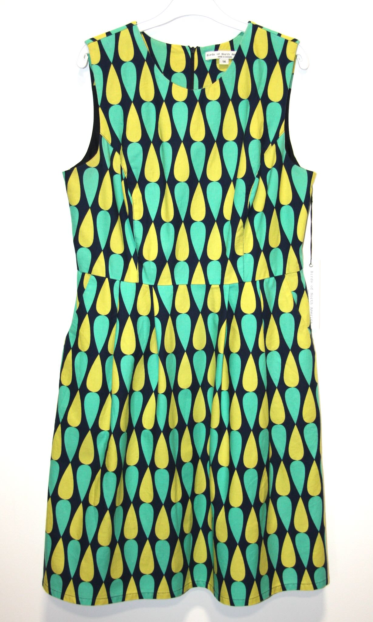 RN1457 - 14 - Gravateiro Dress - Navy/Green