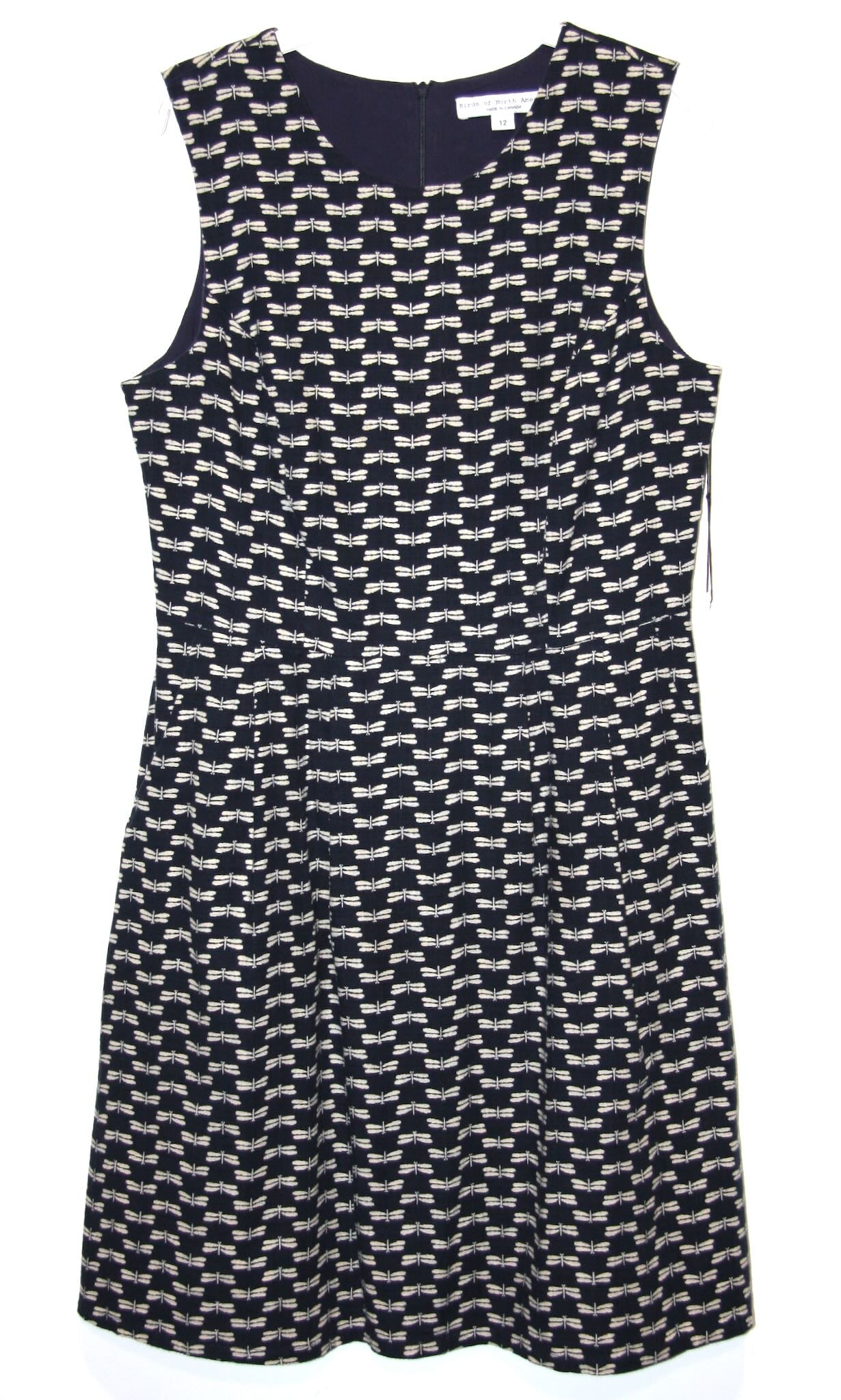 RN1463 - 12 - Océanite Dress - Navy Dragonflies