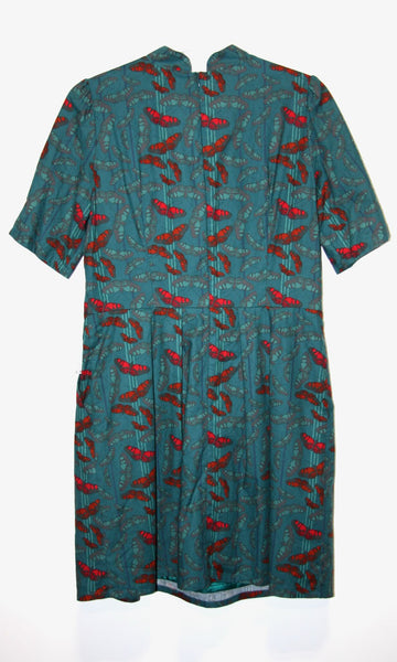 RN1468 - 16 - Guineafowl Dress - Night Monarchs