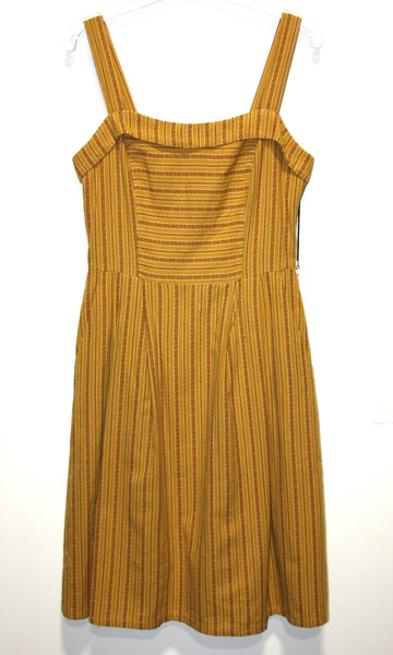 RN1515 - 6 - Courlis Dress - Ochre Stripes