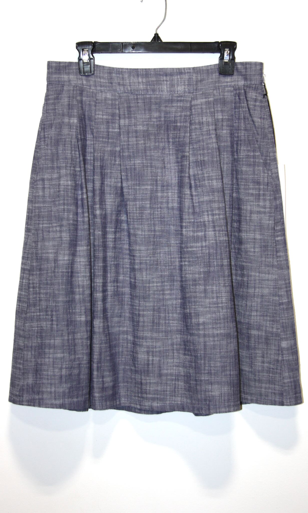 RN1523 - 12 - Macareux Skirt - Blue Chambray