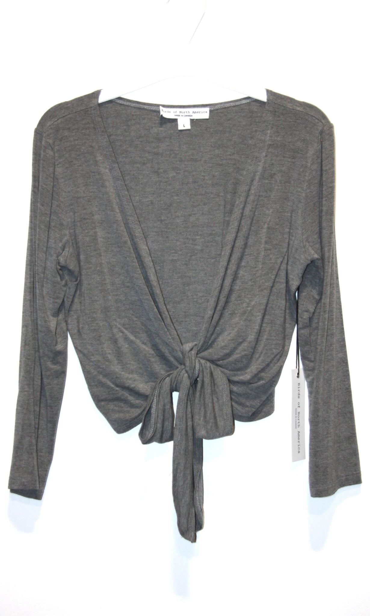 RN1555 - L - Crescentchest Top - Heathered Grey