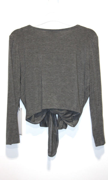 RN1555 - L - Crescentchest Top - Heathered Grey