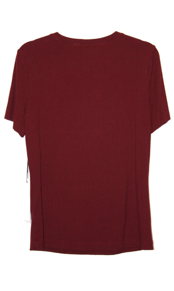 RN1557 - S - Dipper Tee -  Burgundy