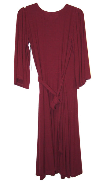 RN1559 - M - Palmcreeper Dress - Burgundy