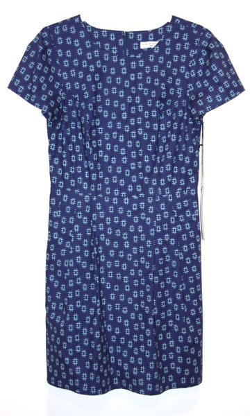 RN1571 - 8 - Engoulevent Dress - Blue Hatch