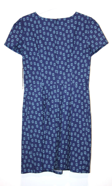 RN1571 - 8 - Engoulevent Dress - Blue Hatch