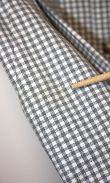 RN1553 - 8 - Lovebird Dress - Grey Gingham