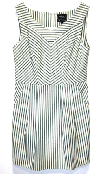 RN618 - 10 - Tick-Tick Dress - Green Stripes