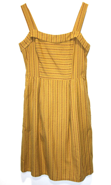 RN621 - 10 - Courlis Dress - Ochre Stripe