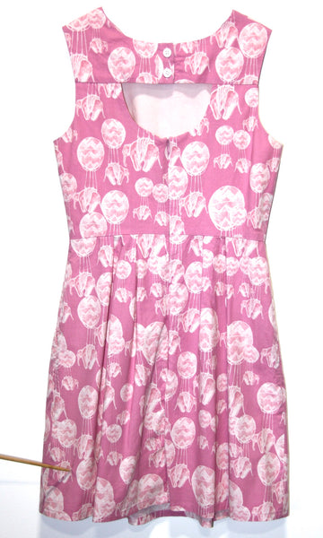 RN622 - 8 - Bulbul Dress - Pink Pachyderm