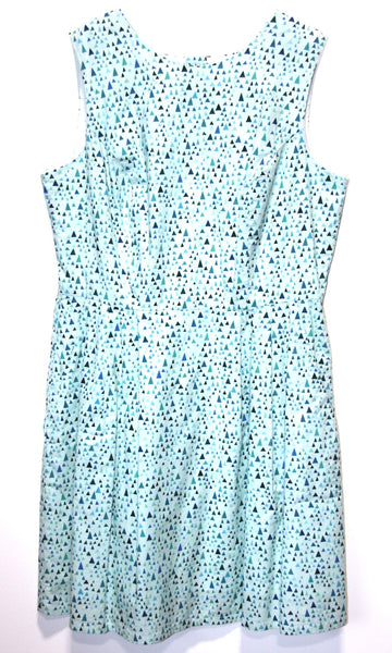 RN631 - 12 - Willet Dress - Aqua Triangle Confetti