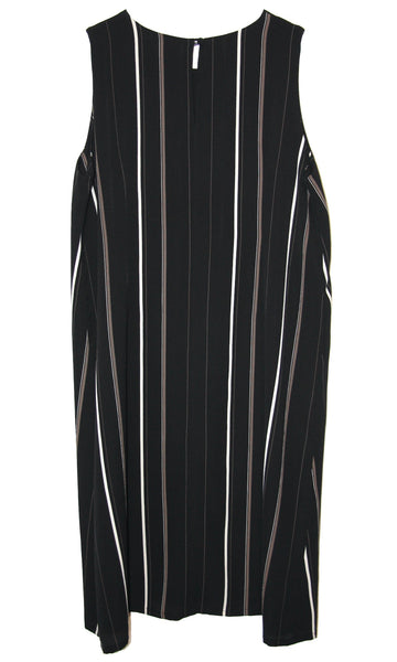 RN649 - 16 - Fulmar Dress - Black Stripes