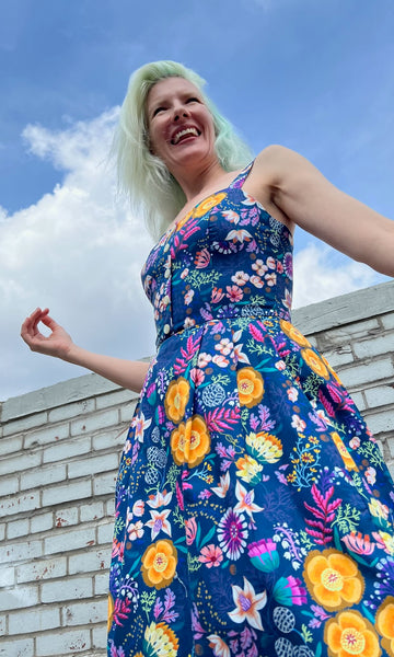 Corncrake Dress - Midnight Brilliance