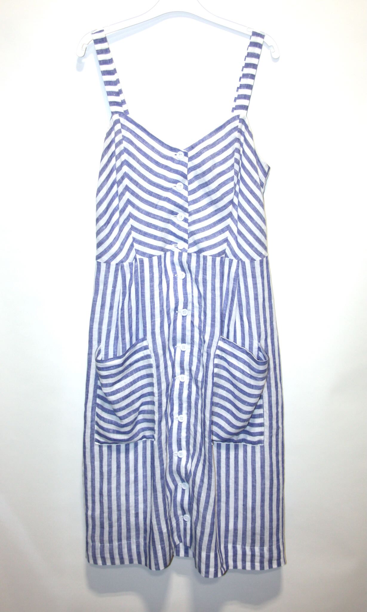 RN1591 - 10 - Vesper Sparrow Dress - Royal Stripe