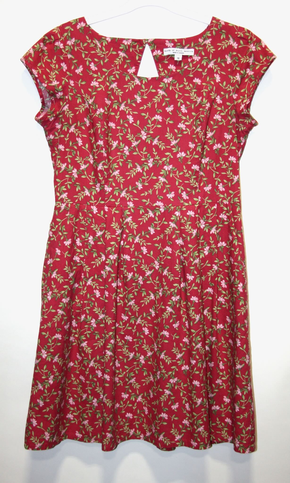 RN1598 - 16 - Turnstone Dress - Rosy Creeper