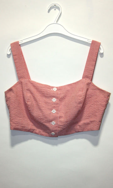 RN1607 - 12 - Kite Top - Rose Seersucker