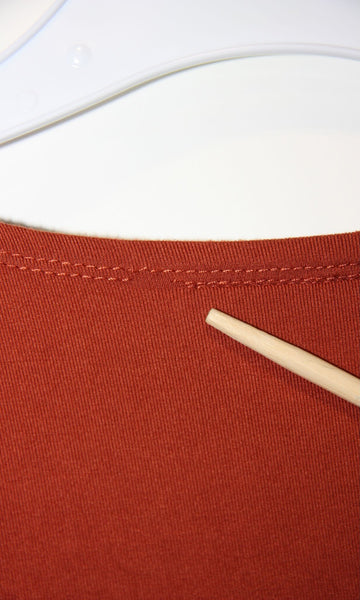 RN1606 - M - Crescentchest Top - Burnt Orange
