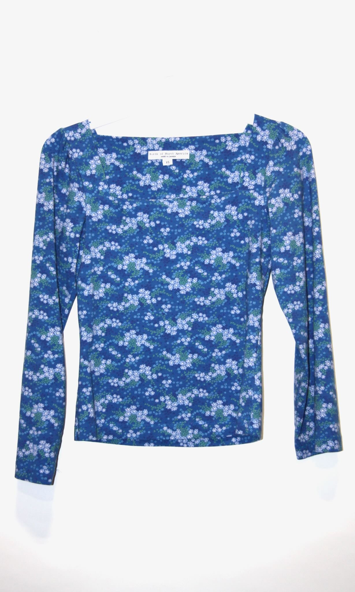 RN1618 - XS - Whiptail Top - Blue Veronica