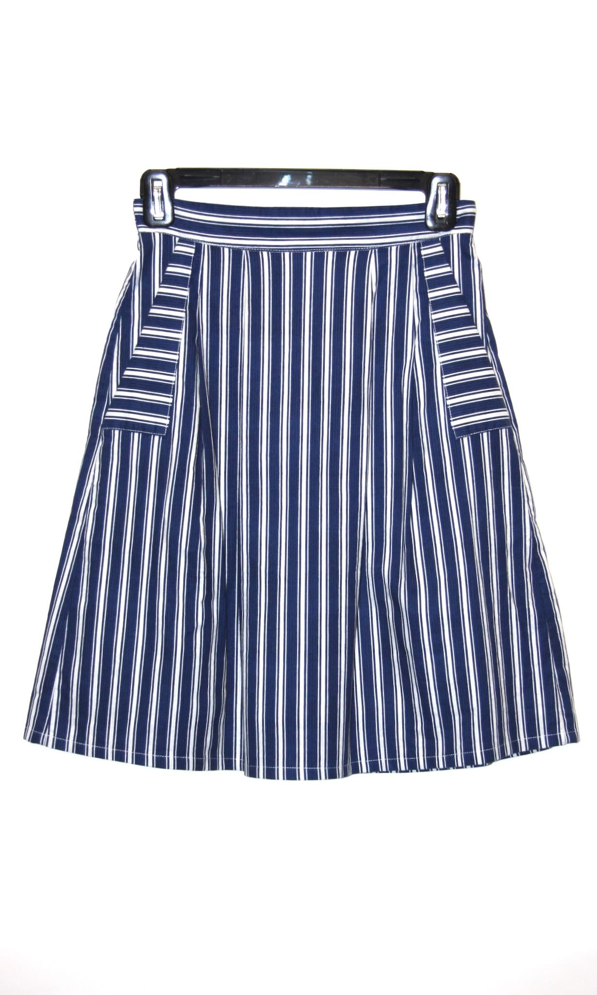 RN1628 - 2 - Iora Skirt - Blue Stripes
