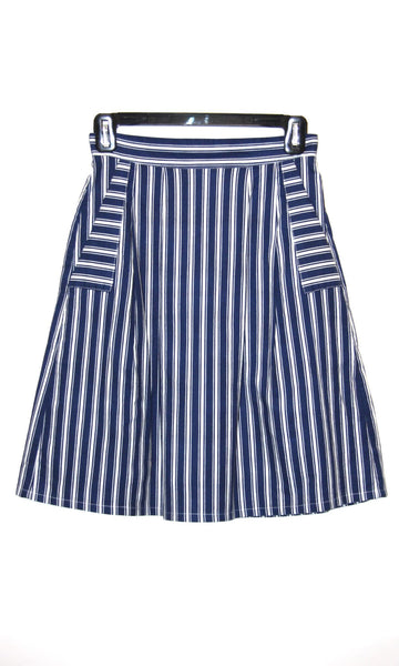 RN1628 - 2 - Iora Skirt - Blue Stripes