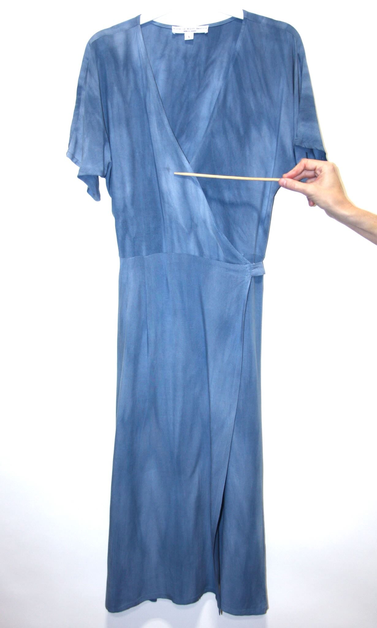 RN1661 - S - Hookbill Dress - Blue Sand Washed