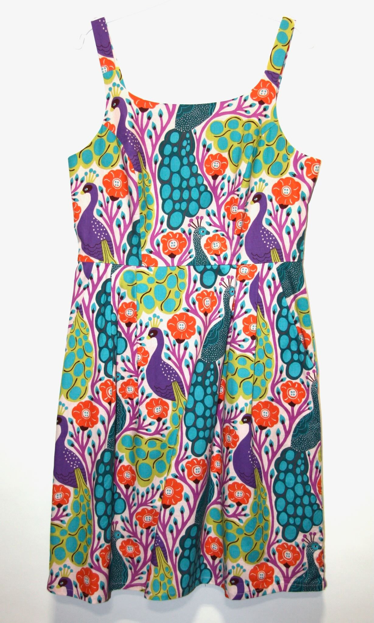 RN1666 - 12 - Reedbird Dress - Peacocks