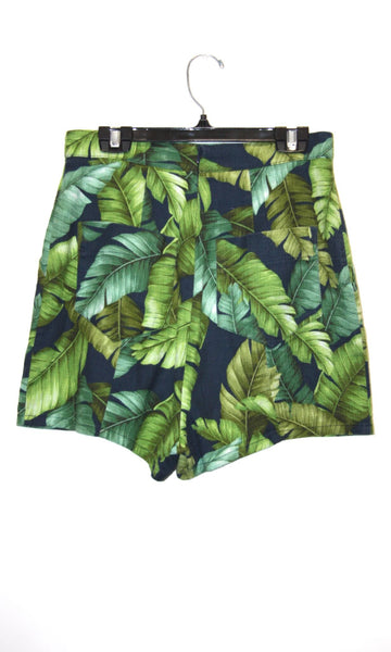 RN1676 - 6 - Umbrellabird Shorts - Banana Leaves