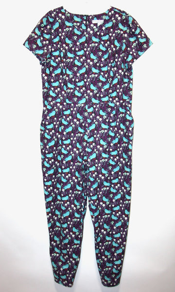 RN1678 - 16 - Auk Jumpsuit - Bird Forest