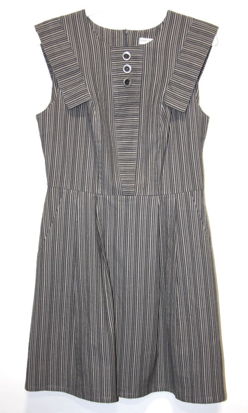 RN1683 - 10 - Piping Guan Dress - Gret Stripes