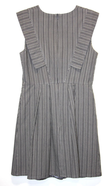 RN1683 - 10 - Piping Guan Dress - Gret Stripes