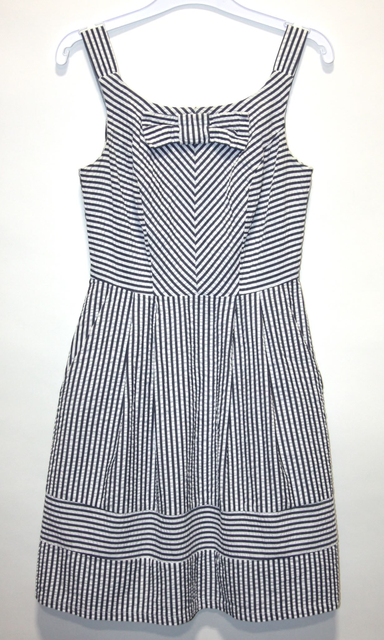 RN1705 - 2 - Earthcreeper Dress - Blue Stripe