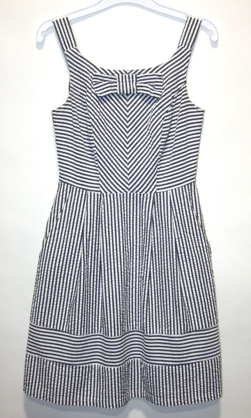 RN1705 - 2 - Earthcreeper Dress - Blue Stripe