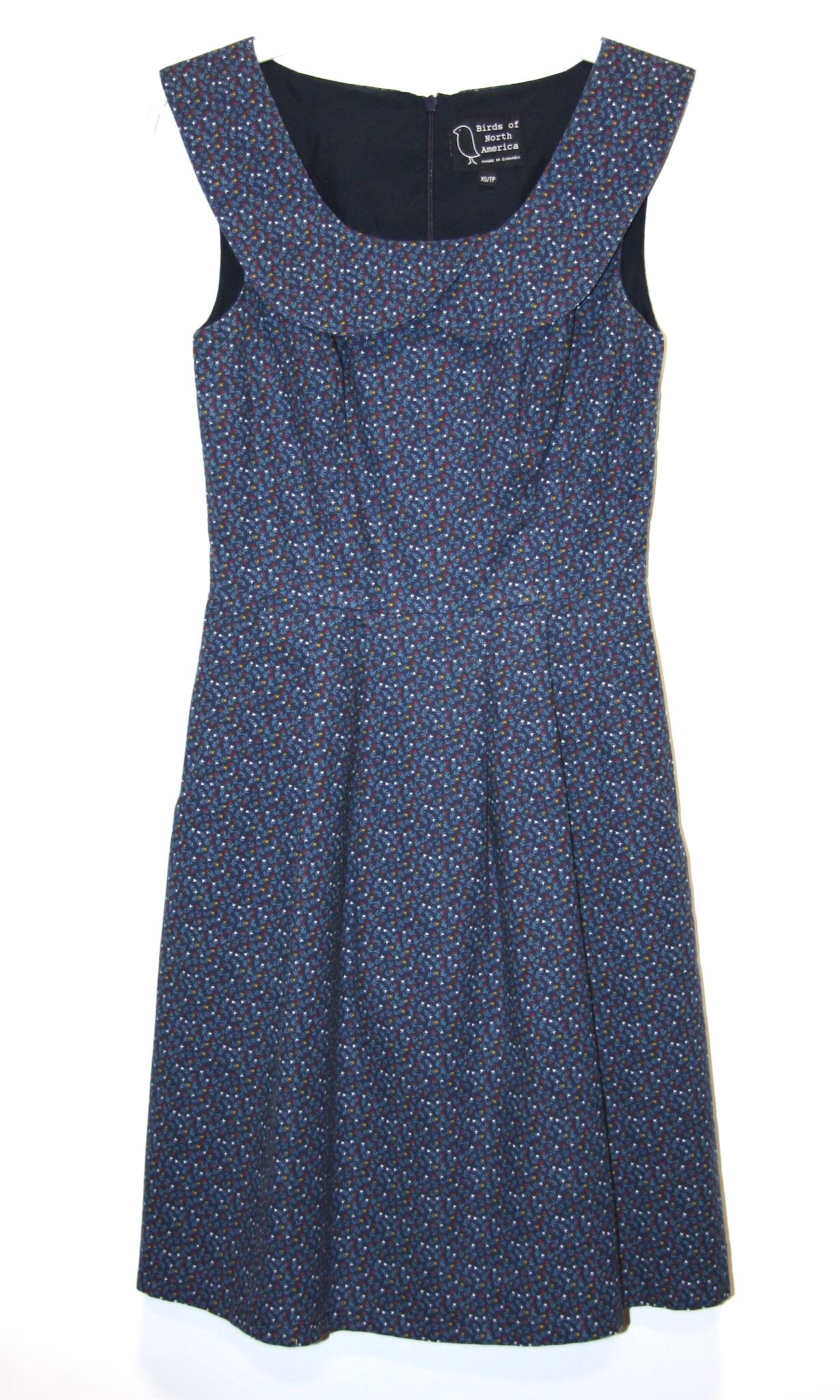 RN1706 - XS - Ani Dress - Navy floral