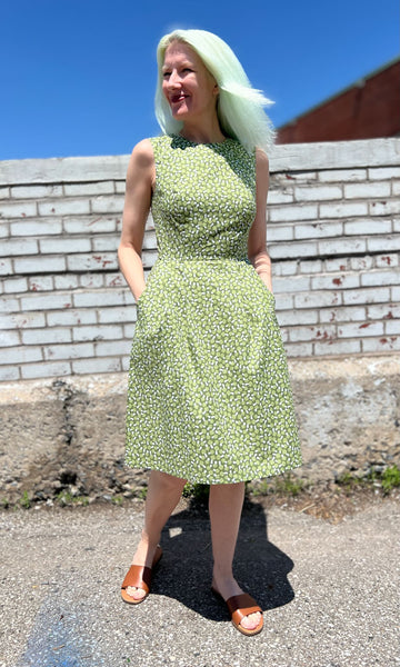 Peafowl Dress - Greenies