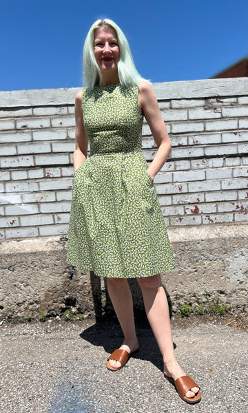 Peafowl Dress - Greenies