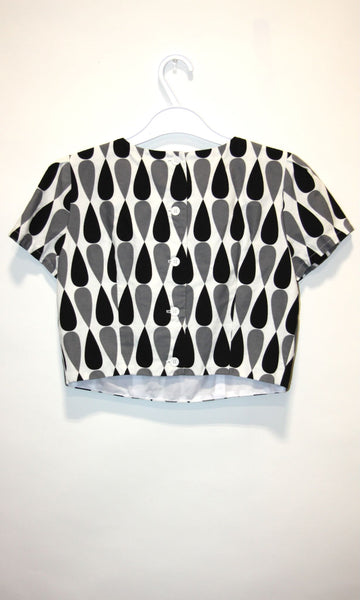 RN1719 - 8 - Munia Top - Black and White