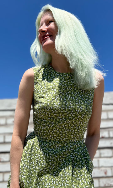 Peafowl Dress - Greenies