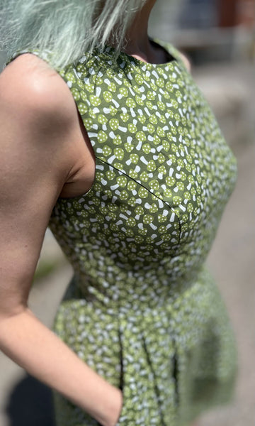 Peafowl Dress - Greenies