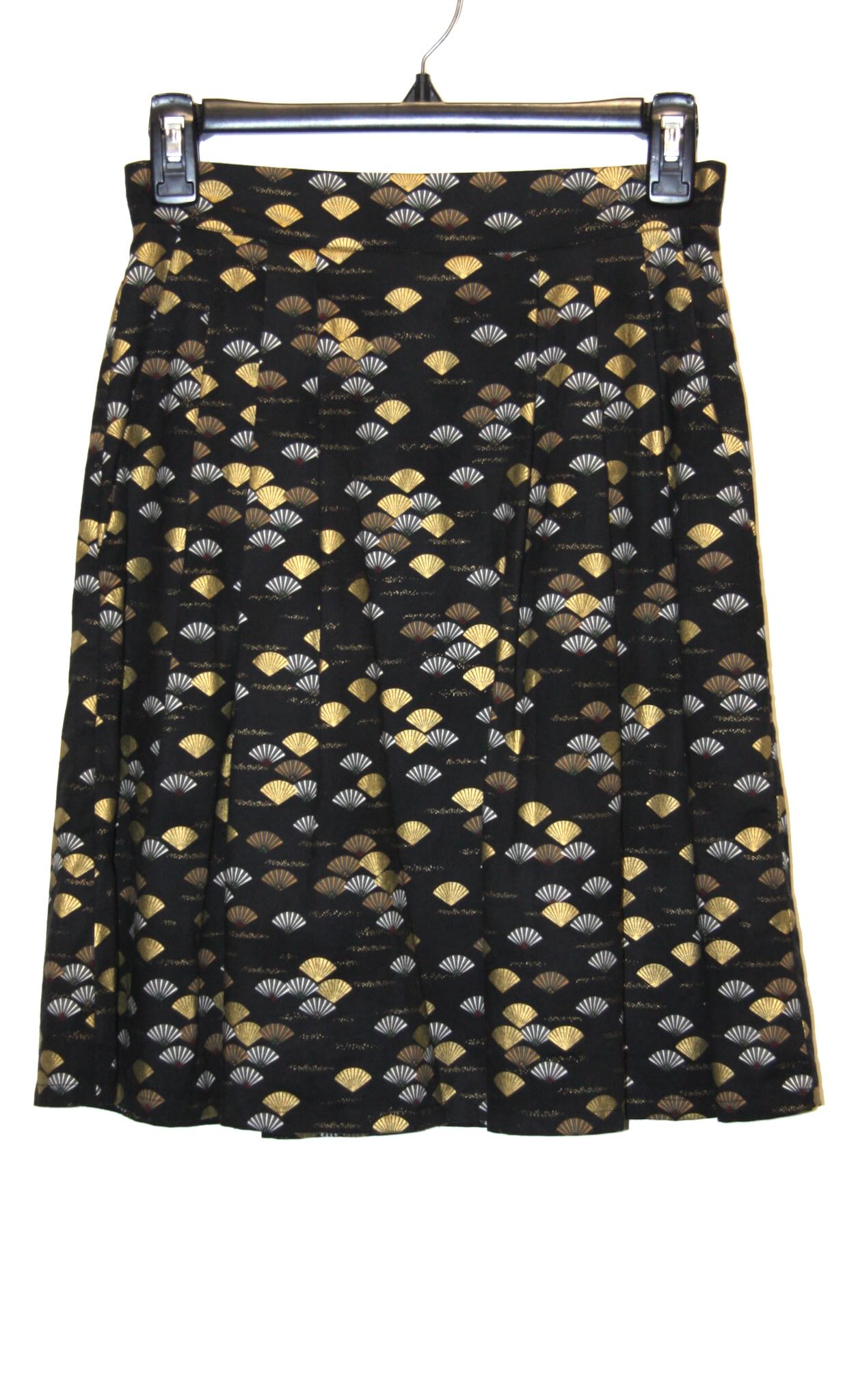 RN1732 - 4 - Akialoa Skirt - Gold Fans