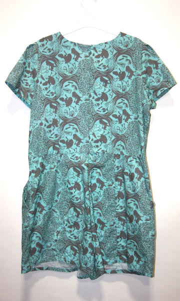 RN1734 - 16 - Teeter Bob Romper - Tea Party Tumble