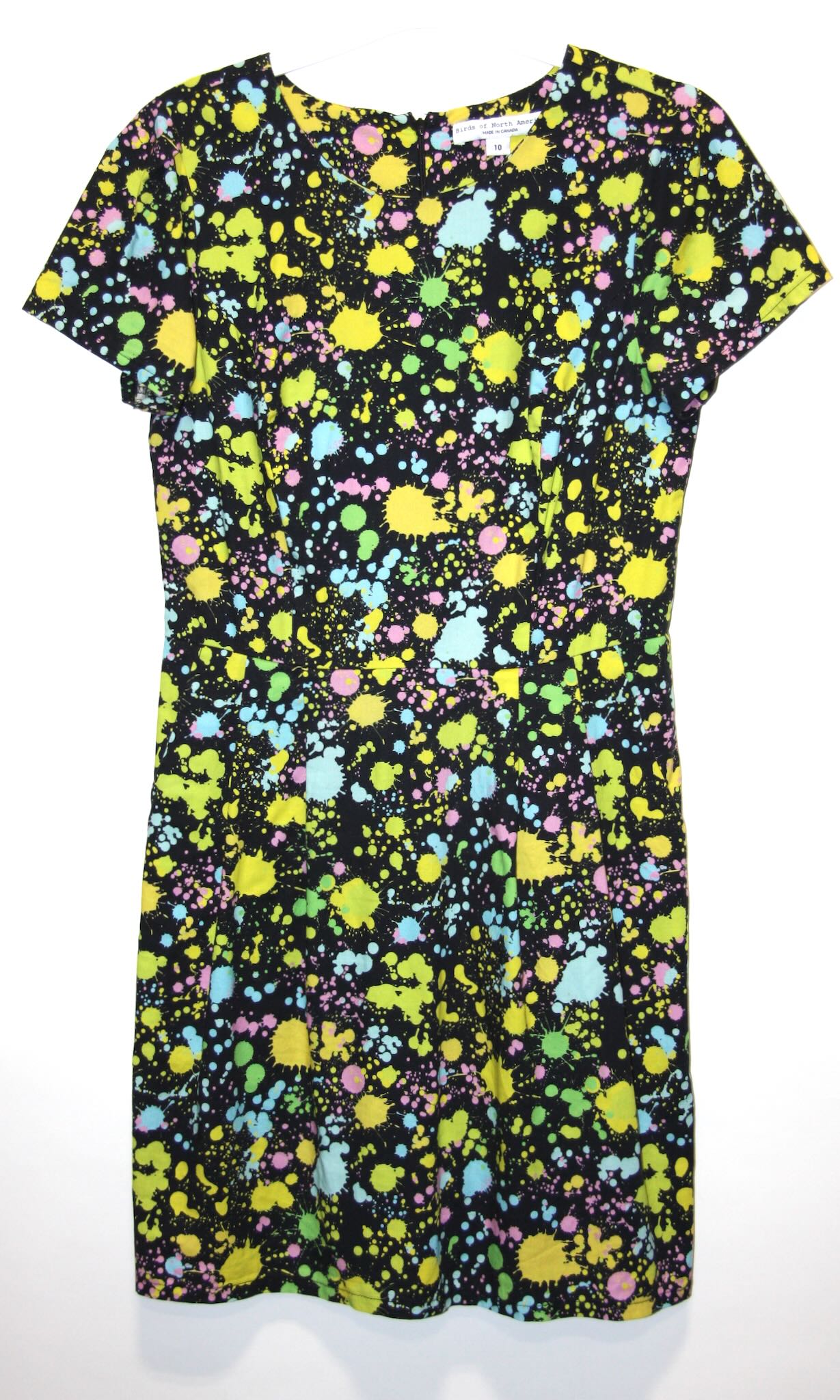 RN1738 - 10 - Engoulevent Dress - Neon Splatter