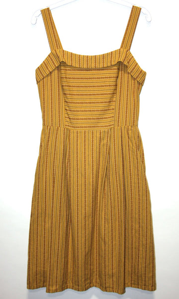 RN1739 - 6 - Courlis Dress - Ochre Stripes