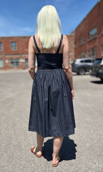 Thistlebird Dress - Dark Wash