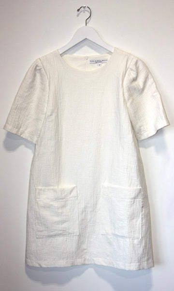 RN678 - 4 - Bishop Dress - Ecru