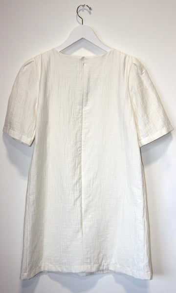 RN678 - 4 - Bishop Dress - Ecru