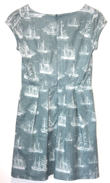 RN687 - 6 - Waterthrush Dress - Sailboats