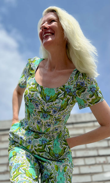 Whinchat Jumpsuit - Bunny Rush