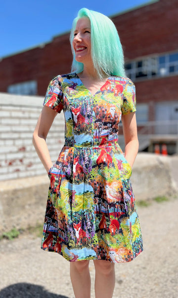 Fruit Dove Dress - Hedgerow