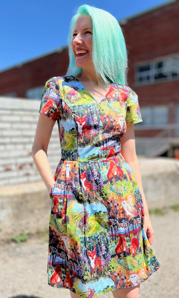 Fruit Dove Dress - Hedgerow